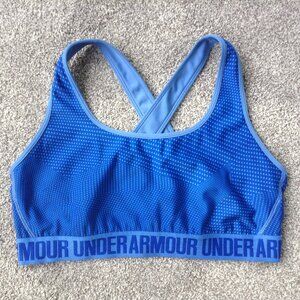 ⭐UNDER ARMOUR CROSSBACK SPORTS BRA In Blue, size XL⭐